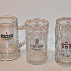3 Beer Glasses from Germany / Holland - New without tags